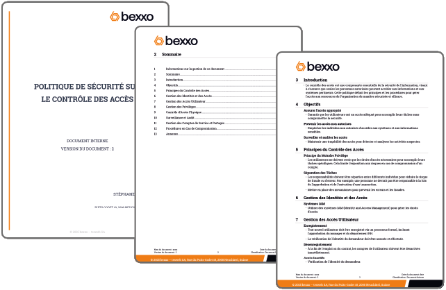 Plan de sécurité : contrôle des accès