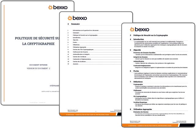 Plan de sécurité : cryptographie