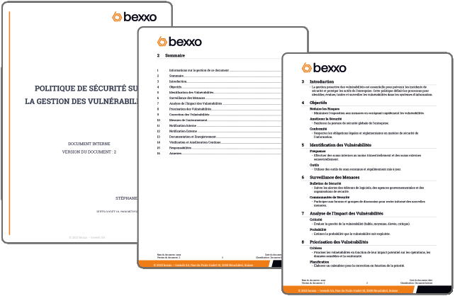 Plan de sécurité : gestion des vulnérabilités